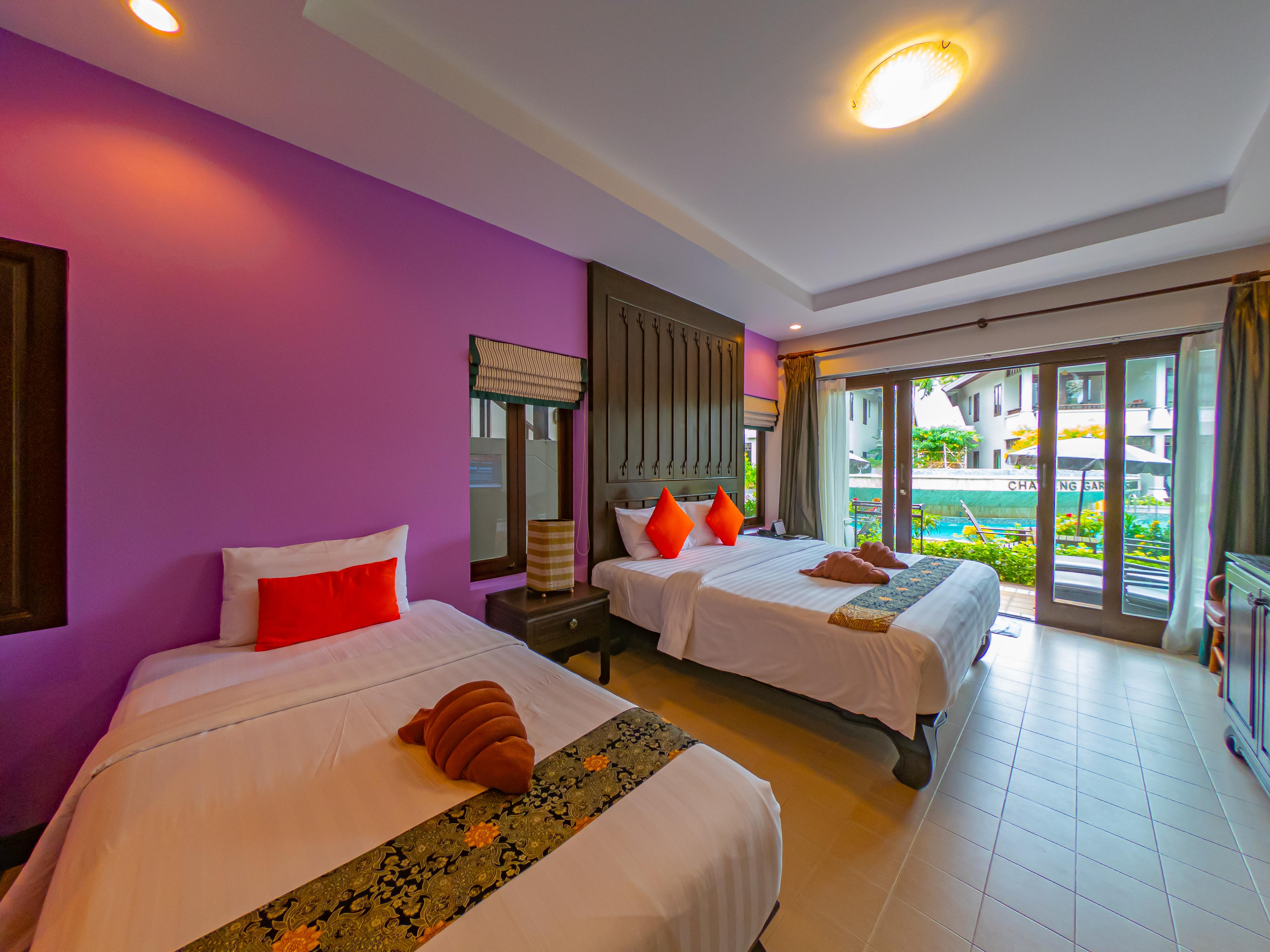 Superior Triple Room with Pool View